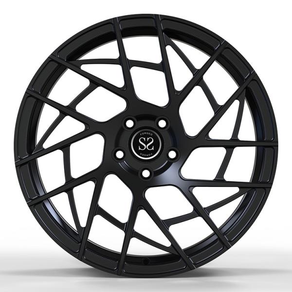 Alloy Rims Wheels Shiny Black 22x10 For Bentley Bentayga