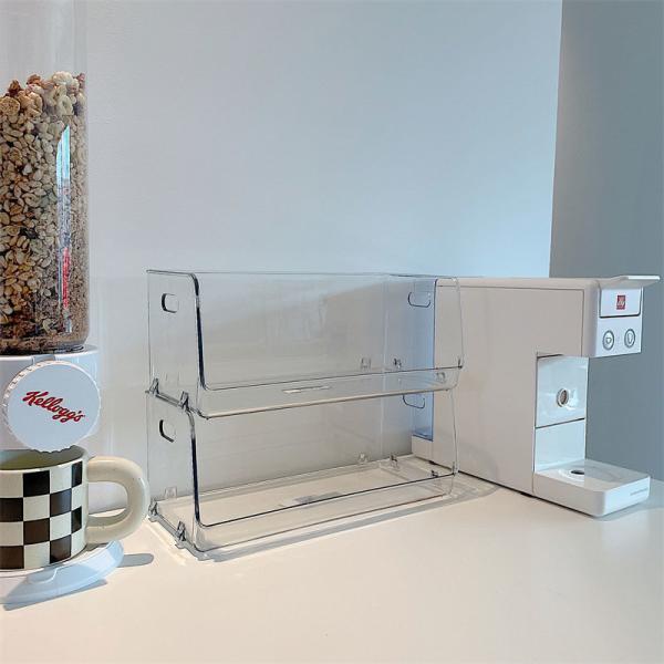 artigos de papelaria acrílicos de For Cosmetic Jewelry do organizador dos escaninhos de armazenamento do espaço livre 18L