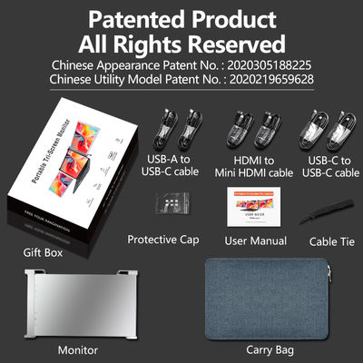 14In Clip On Laptop Screen 1920*1080 Triple Screen Laptop Extender