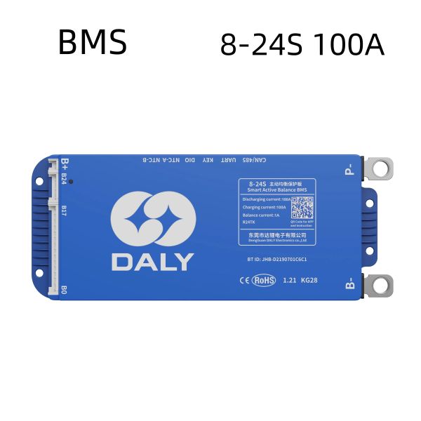 Active Balancer BMS Daly for 8s 16s LiFePO4 Battery Systems