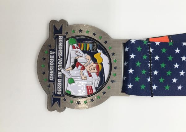 Good-looking Custom Dye Sublimation Lanyards with medal For school