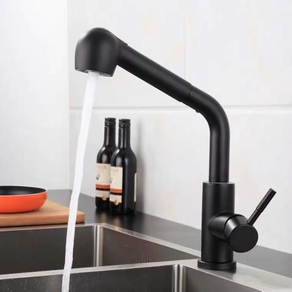 Black Pull Out Sanitary Ware Faucet
