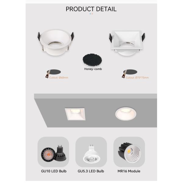 Ocean Low Profile Can Light Housing IP44 Mr16 Recessed Lighting Housing