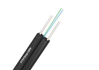 Cabos FTTH galvanizados a quente com forma personalizada PE PVC LSZH HDPE Jacket 0,45mm aço