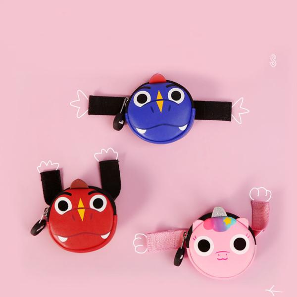 NHB314 Nohoo Wholesale Custom  3D Cartoon PU microfiber kids bags for 2-4 years old