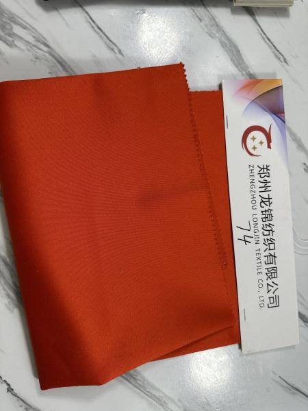 Blue Printed Fire Retardant Fabric Roll Plain Twill Fire Resistant Fabric For Clothing