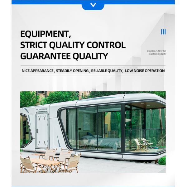 Mobile modular prefab portable container tiny house homes on wheels with full furniture for sale
