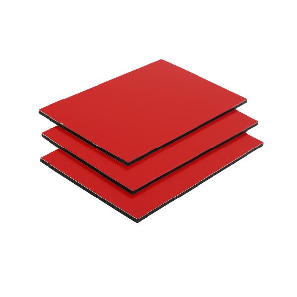 Fireproof B1 A2 3mm-6mm ACP Aluminum Composite Panel Length 2440mm-5800mm