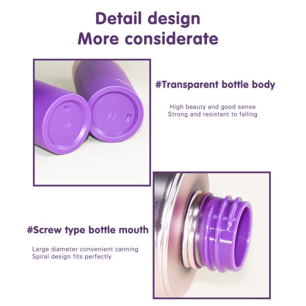 Luxury cosmetics packaging for lotion 120ml PETG bottle