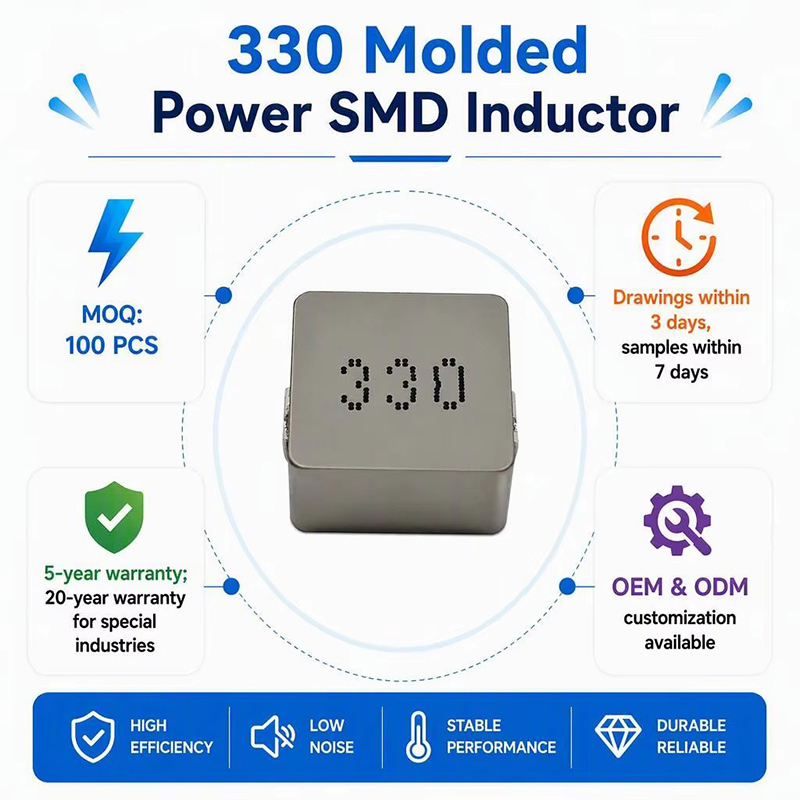 33uH 4A Shielded SMD Power Inductor 330 for Industrial DC DC Converter