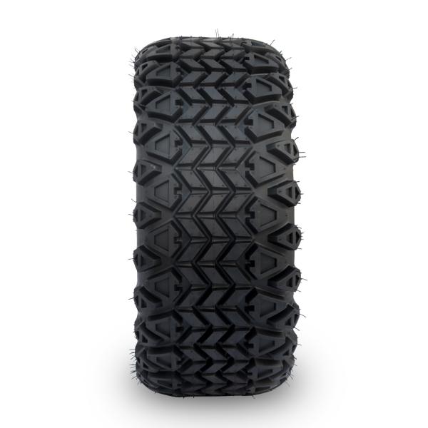Shu-Ran Golf Cart Warrior 23x10.5-14 Golf Cart All Terrain Tires And 14 Inch Chrome Rims