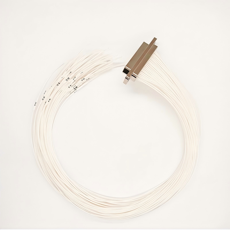MIL-DTL-83513 Series J30J-66TJL 66-Pin Micro-D Connector with Metal Body and High-Temperature PPS Insulator