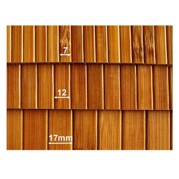 Natural Bamboo Paneling Flexible Wall Cladding Panels For Living Room Decor , Ceiling Tiles Outdoor Kitchens