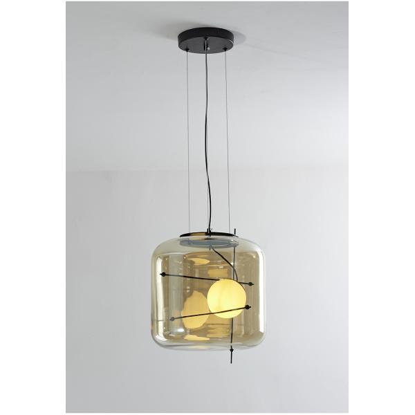 Postmodern Pendant Lamps glass ball lamp Restaurant coffee Bar Plot Pendant Light(WH-GP-132)