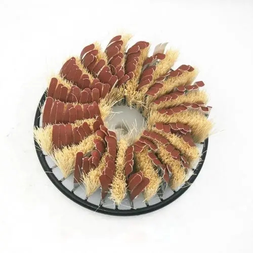 Специализированная деревянная песочная бумага и Sisal диск песочная щетка для полировки дерева