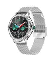 NX19 Horloge intelligente étanche à l' eau Fitness Tracker 1,3 pouces Ronde Horloge intelligente pour les femmes