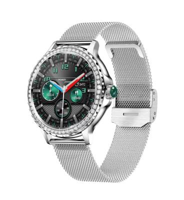 NX19 Waterproof Smart Watch Fitness Tracker 1.3 Inch Round Smartwatch For Ladies