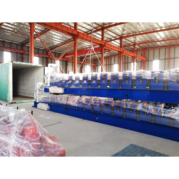 Wall And Roof Panel Roll Forming Machine For Coil Width 1219mm , High Speed