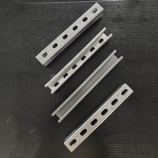 41x41mm Slotted Channel Square Corner Reinforced C Strut Channel Electro Galvanized