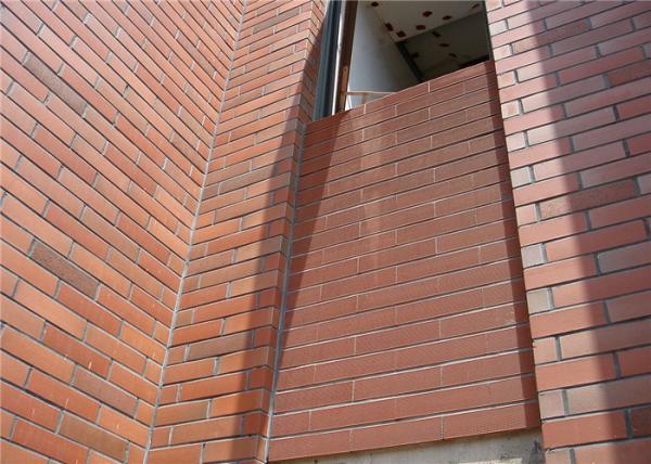 Resistência de desgaste exterior da parede de tijolo do folheado do sólido para o projeto da construção de casa