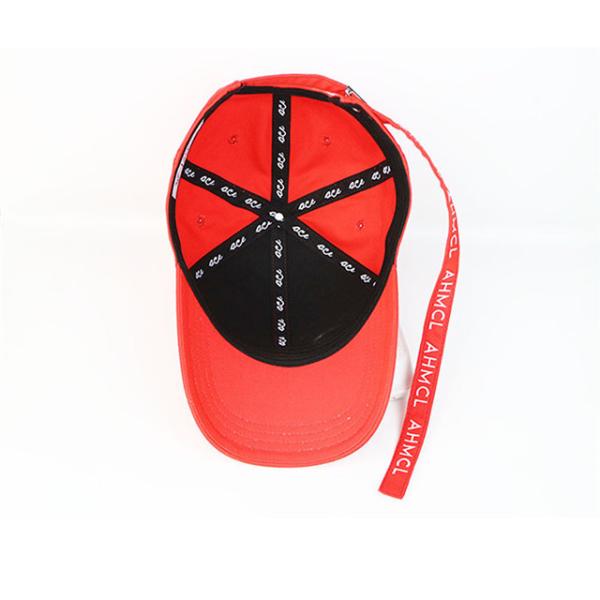 Fashionable Embroidered Baseball Caps / Metal Patch Icon On Panels Baseball Hip Hop Cap