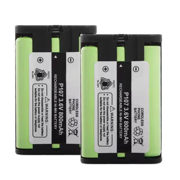NIMH 800mAh Bateria de telefone sem fio 3.6V Baterias recarregáveis para telefones sem fio