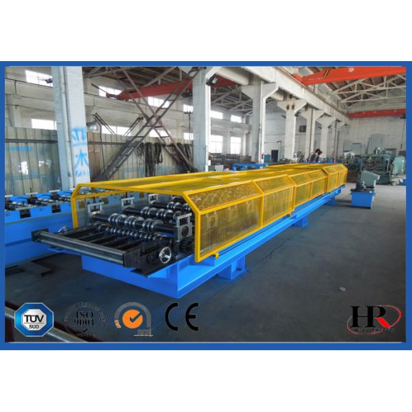 1m Output Width Roof Panel Roll Forming Machine With Mitsubishi Or Siemens PLC