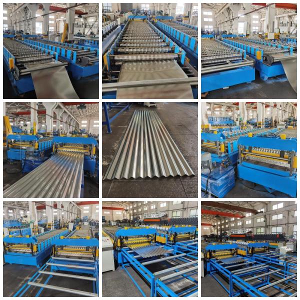 380V 50Hz Roof Sheet Making Machine Panel Roll Forming
