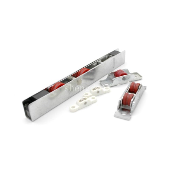 14mm and 16mm UPVC Windows Sliding Door Roller Single Sash U Flat Groove Nylon Wheels