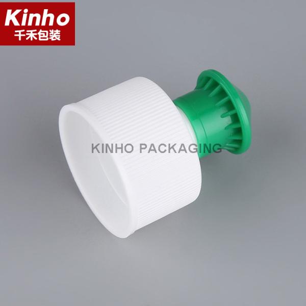 28/410 Cosmetic Bottle Cap 24/410 Mushroom Push Pull Lid Plastic Ribbed Smooth Cover For Cosmetic Bottle