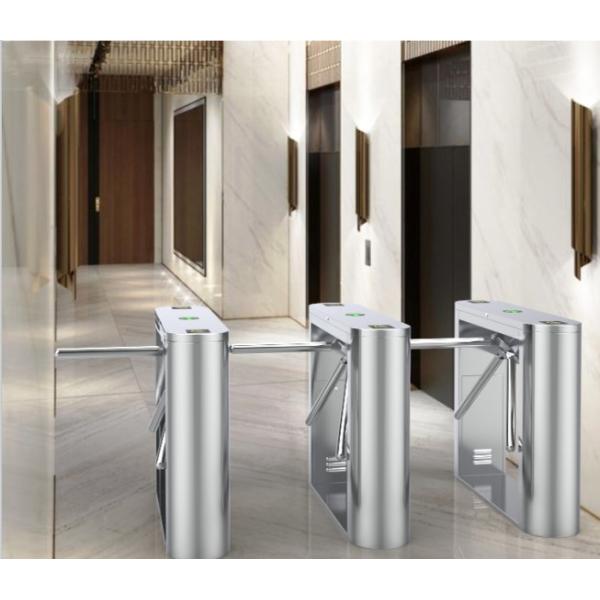 Automatic Tripod Turnstile Gate Access Control Communication Interface Stainless Steel