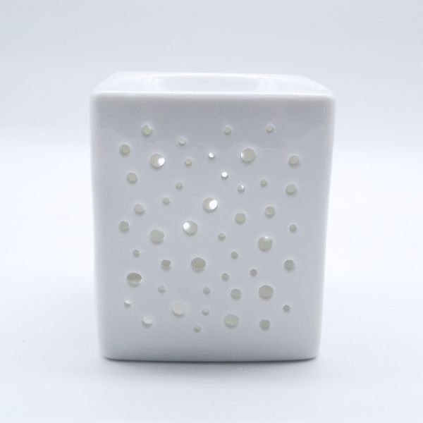 Whosale Elegant Wax Burners Modern Ceramic Custom Logo  in Essential Oil Ceramic Wax Melt Burner Warmer