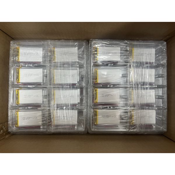 3.7V 2000mAh Square Rechargeable Battery Cell Li-polymer Battery for Portable Scanner