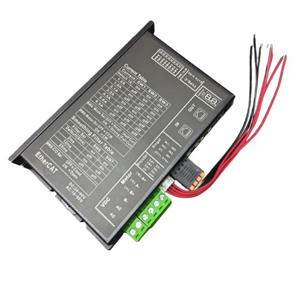 EC86 EtherCAT Stepper Driver with 32-bit DSP Technology for Ultra Low Vibration and Automatic Parameter Adjustment