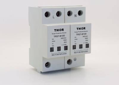 High Standard Lightning Proof Surge Protector , 100KA Industrial Power Surge Protector