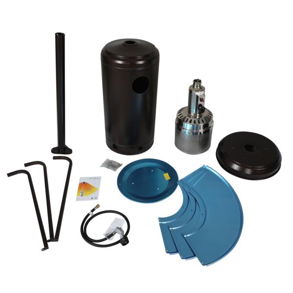 Stainless Steel Mushroom Outdoor Patio Garden Gas Fire Pits