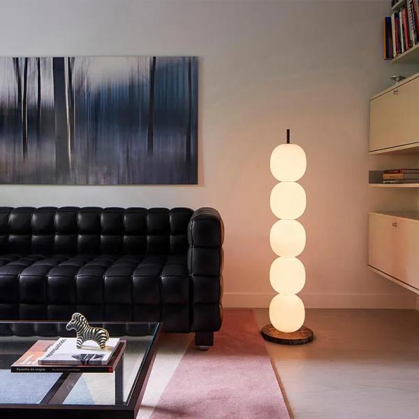 Lampes style gourde 3500K, Lampadaires LED de luxe pour salon/chambre