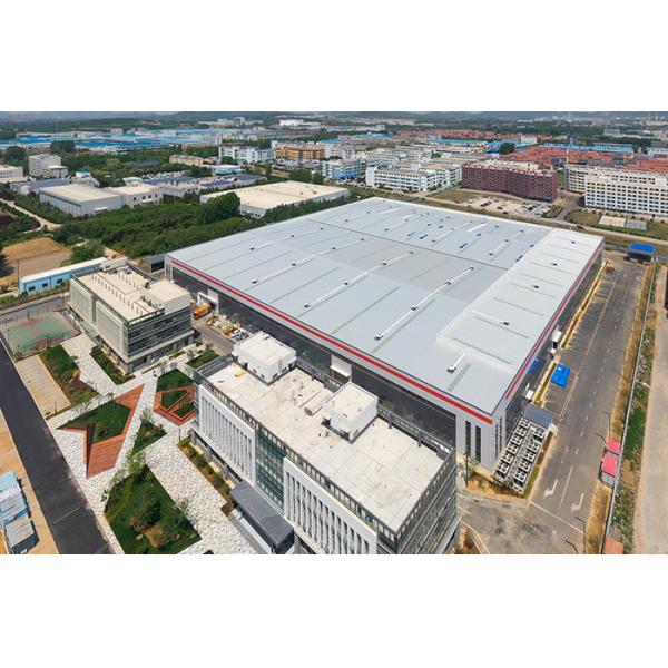 Light Steel Frame Commercial Building , Prefabricated Steel Structure Workshop
