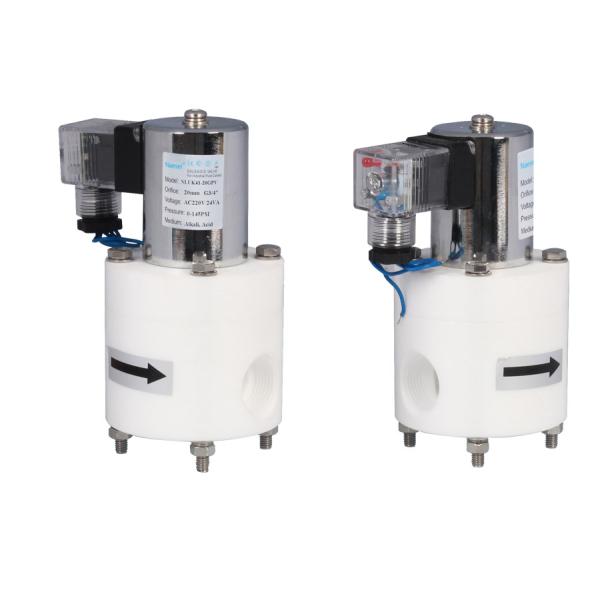 Teflon Body Chemical Resistant Solenoid Valves 100 % Tested 1 Year Warranty