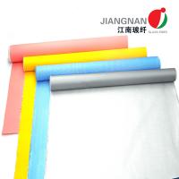 Tela de fibra de vidro revestida de silicone resistente a temperaturas de até 260°C