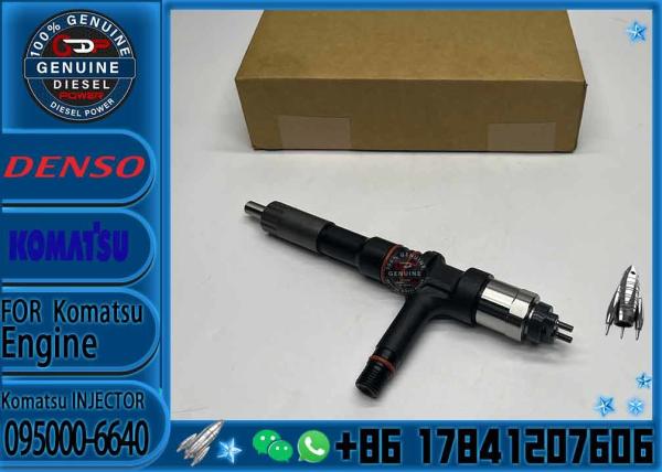 High Quality Common Rail Fuel Injector 095000-6640 0950006640 6251-11-3200 6251-11-3201 For KOMATSU SAA6D125E-5C/5D