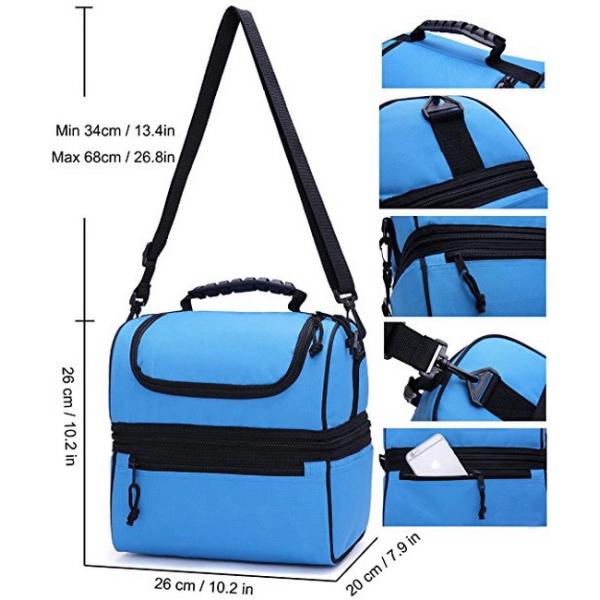 20L 30L 40L Insulated Picnic Tote Bag With Front Pocket