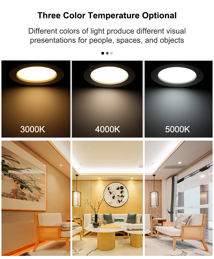 90 Degree Beam Angle LED Downlight with Die-Casting Aluminum and 5-Year Warranty Recessed LED Light