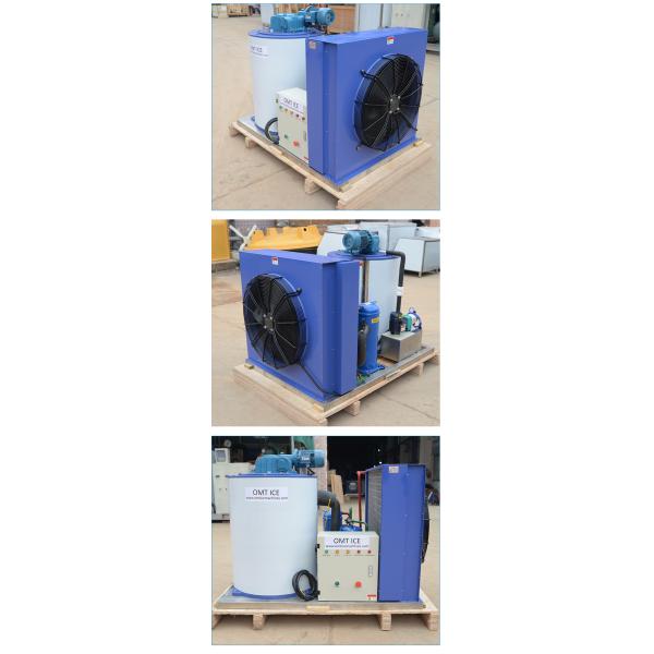 Máquina de hielo de 2 toneladas para peces Máquina para hacer hielo de hielo de hielo de hielo Diseño de última generación