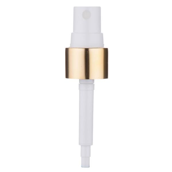 Gold / Silver Plated Water Mister Pump , Uniform Spray Volume Perfume Mist Sprayer