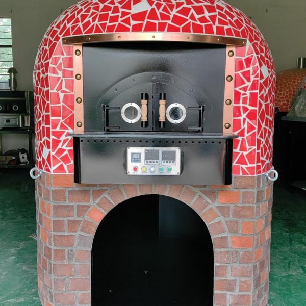Horno de pizza personalizado de piedra volcánica 500-600℃ con 15kw de potencia