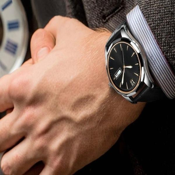 Светлые роскошные автоматические часы мужчины OEM водонепроницаемые кожаные часы