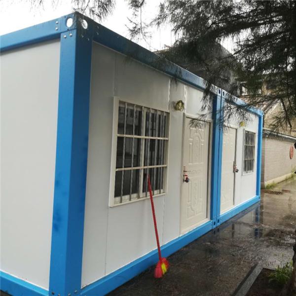heat proof 20ft glass wool sandwich panel container house for office