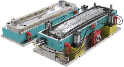 P20 SMC pièces automobiles moule de pare-chocs 2500x350x180mm moulage par compression