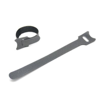 Heavy Duty nylon T shape hook and loop cable tie One Wrap Cable Ties , Water Proof  Tie Wraps
